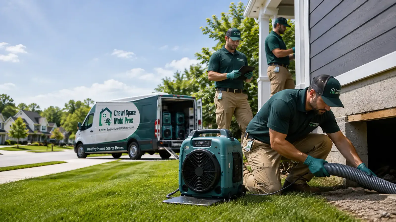 Crawl Space Mold Removal in Caledonia, WI